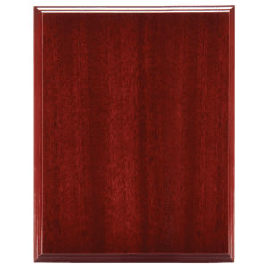 5″ x 7″ High Gloss Mahogany Finish Plaque