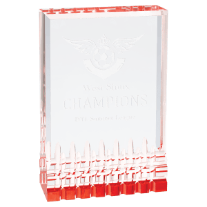 4 1/4″ x 6″ Red Mirage Acrylic