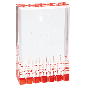 3 1/2″ x 5″ Red Mirage Acrylic