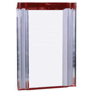 5″ x 7″ Red Channel Acrylic
