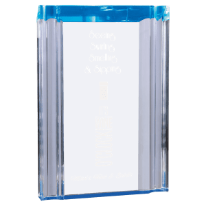 5″ x 7″ Blue Channel Acrylic