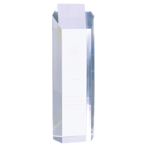 3″ x 10″ Clear Tower Acrylic