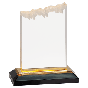 5″ x 6″ Gold Frosted Impress Acrylic