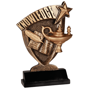 7″ Lamp of Knowledge Broadcast Resin