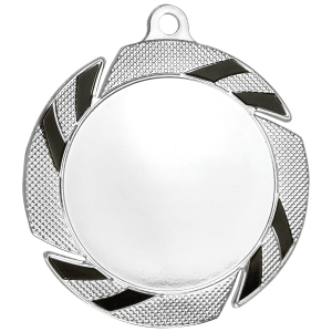2 3/4″ Silver/Black 2″ Insert Medal Holder