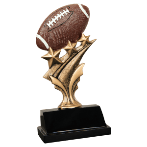 5 1/2″ Football Tri Star Resin