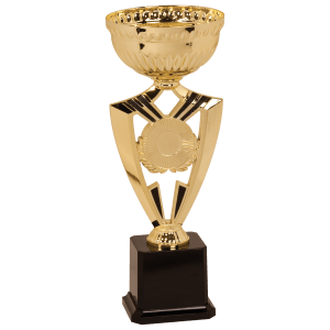 12 3/8″ Gold Ribbon 2″ Insert Holder Easy Cup Kit