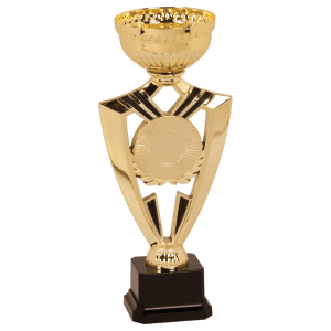 9 5/8″ Gold Ribbon 2″ Insert Holder Easy Cup Kit