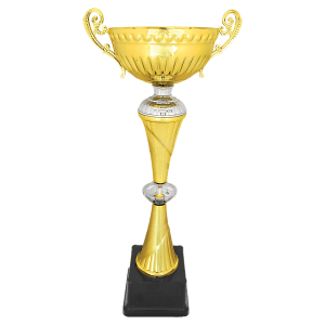 18 3/4″ Gold/Silver Completed Metal Cup Trophy