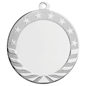2 3/4″ Bright Silver 2″ Insert Holder Starbrite Medal