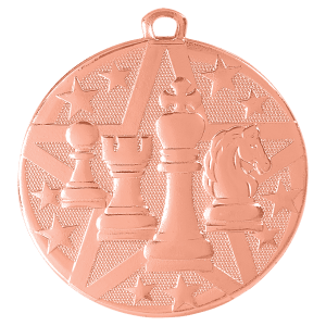 2″ Bronze Superstar Chess Medal