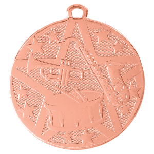 2″ Bronze Superstar Band Medal