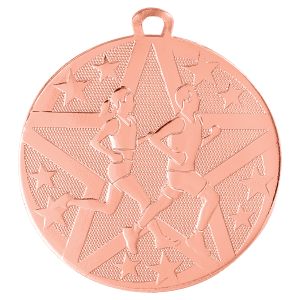 2″ Bronze Superstar Cross Country Medal