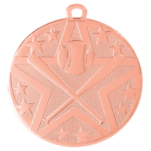 2″ Bronze Superstar Baseball/Softball Medal
