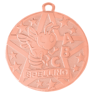 2″ Bronze Superstar Spelling Medal