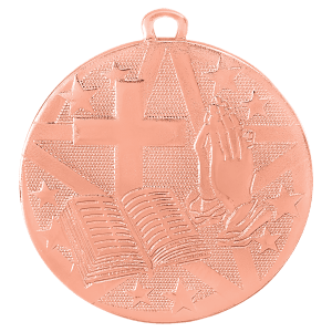 2″ Bronze Superstar Religion Medal