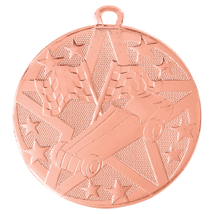 2″ Bronze Superstar Pinewood Derby Medal