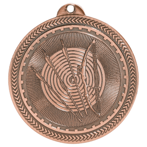 2″ Antique Bronze Archery Laserable BriteLazer Medal