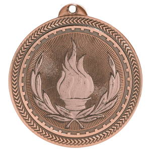 2″ Antique Bronze Victory Laserable BriteLazer Medal