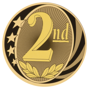 2″ MidNite Star 2nd Place Mylar Insert