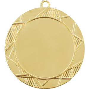 2 3/4″ Bright Gold Deco 2″ Insert Holder Medal