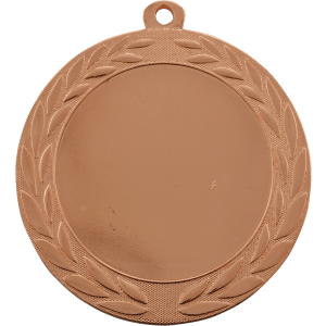 2 3/4″ Bright Bronze Wreath 2″ Insert Holder Medal