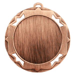 2 3/4″ Antique Bronze Crown 2″ Insert Holder Medal