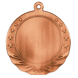 2 3/4″ Antique Bronze 2″ Insert Holder Medal
