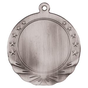 2 3/4″ Antique Silver 2″ Insert Holder Medal