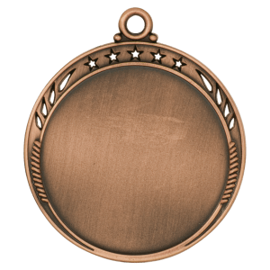 2 3/8″ Antique Bronze Galaxy 2″ Insert Holder Medal