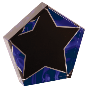 5″ Star Blue Velvet Acrylic