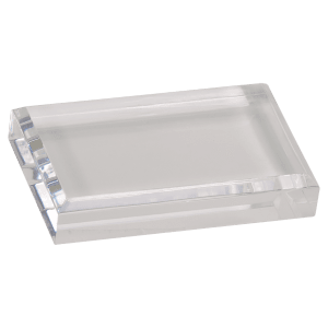 4″ x 2 1/2″ Clear Acrylic Paperweight