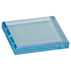 4 1/2″ x 3 1/2″ Blue Acrylic Paperweight