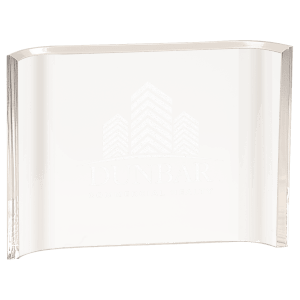 7″ x 5″ Clear Acrylic Crescent