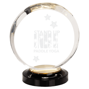 7″ Gold Halo Acrylic