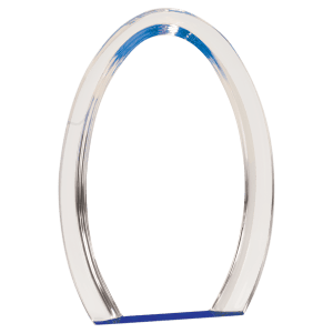 8″ Blue Oval Halo Acrylic