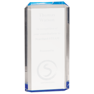 4 3/4″ x 9 1/2″ Blue Premier Acrylic