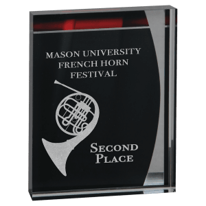 5 1/4″ x 6 1/2″ Lustre Acrylic Standup Plaque