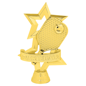 5 1/2″ Pickleball Star Banner Figure