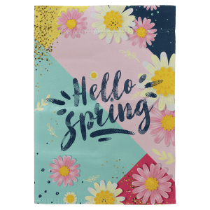 17 1/4″ x 12 1/2″ White Sublimatable Garden Flag (Stand/Pole is not included)
