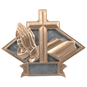 8 1/2″ x 6″ Religious Diamond Plate Resin