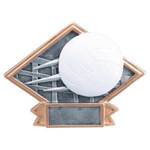 6″ x 4 1/2″ Volleyball Diamond Plate Resin
