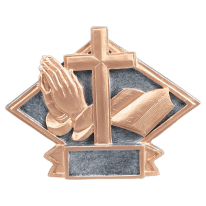 6″ x 4 1/2″ Religious Diamond Plate Resin