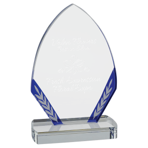 7 3/4″ Blue Diamond Edge Glass