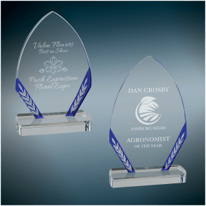 Blue Diamond Edge Glass Sample Set