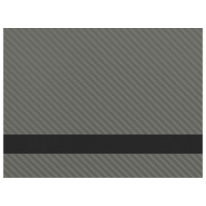 12″ x 18″ Gray Carbon Fiber/Black Lasaerable Leatherette Sheet Stock with  Adhesive