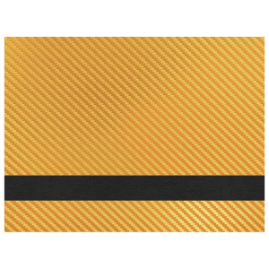 12″ x 18″ Gold Carbon Fiber/Black Laserable Leatherette Sheet Stock with   Adhesive