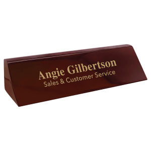8 1/2″ Rosewood Piano Finish Desk Wedge