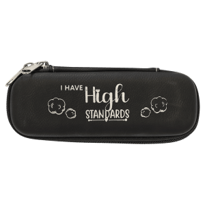 7″ x 2 1/2″ x 1 3/4″ Black/Silver Smoke Case