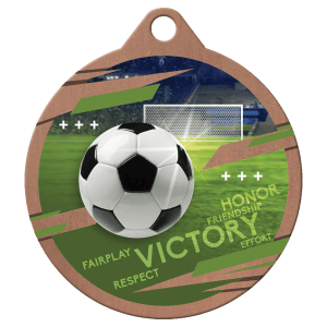 Bronze 2″ Inspire Soccer Medal